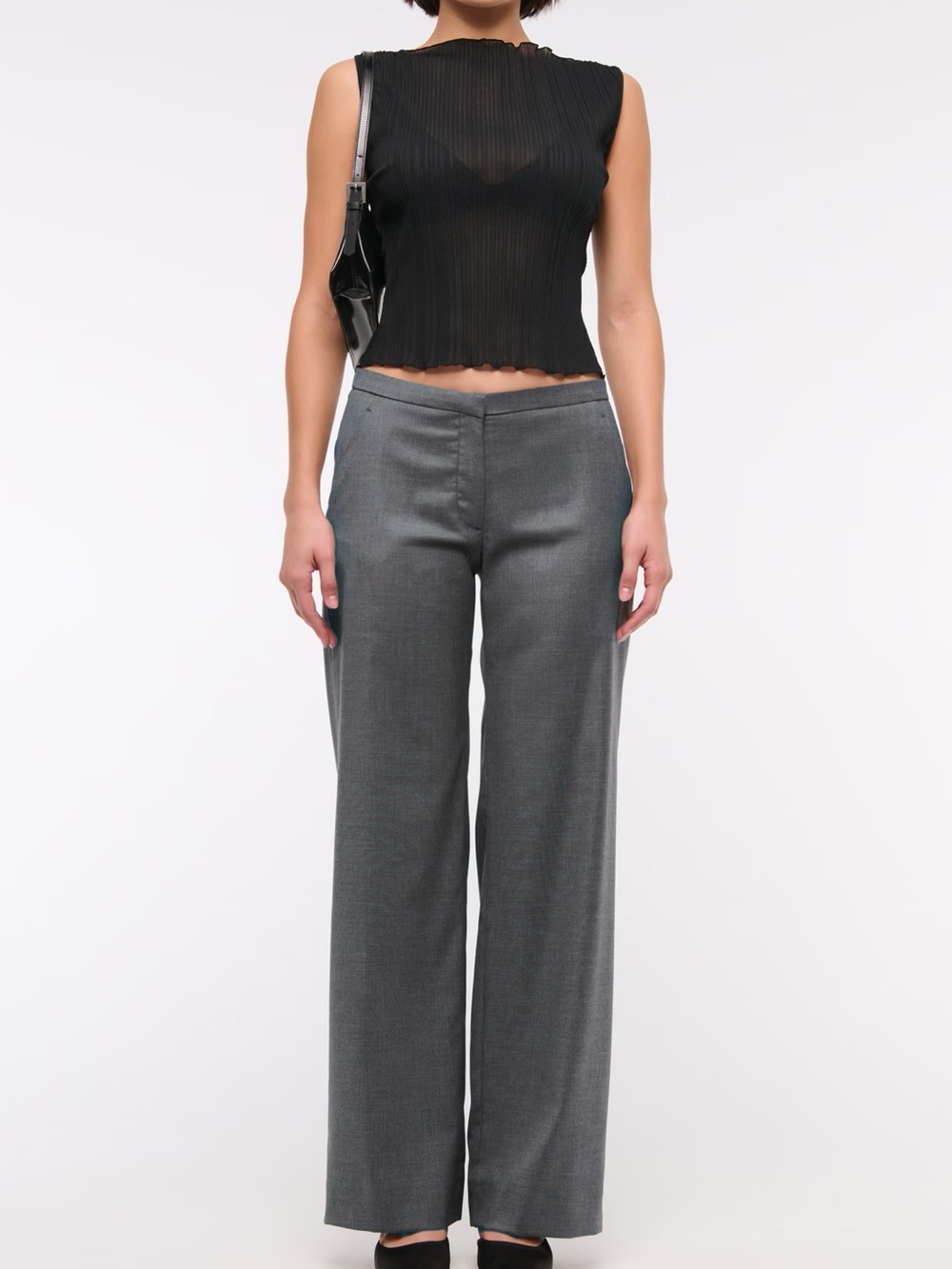 Abercrombie low rise tailored pant